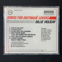 CD Billie Holiday 'Songs For Distingue Lovers' (1957) new, sealed, cracked case