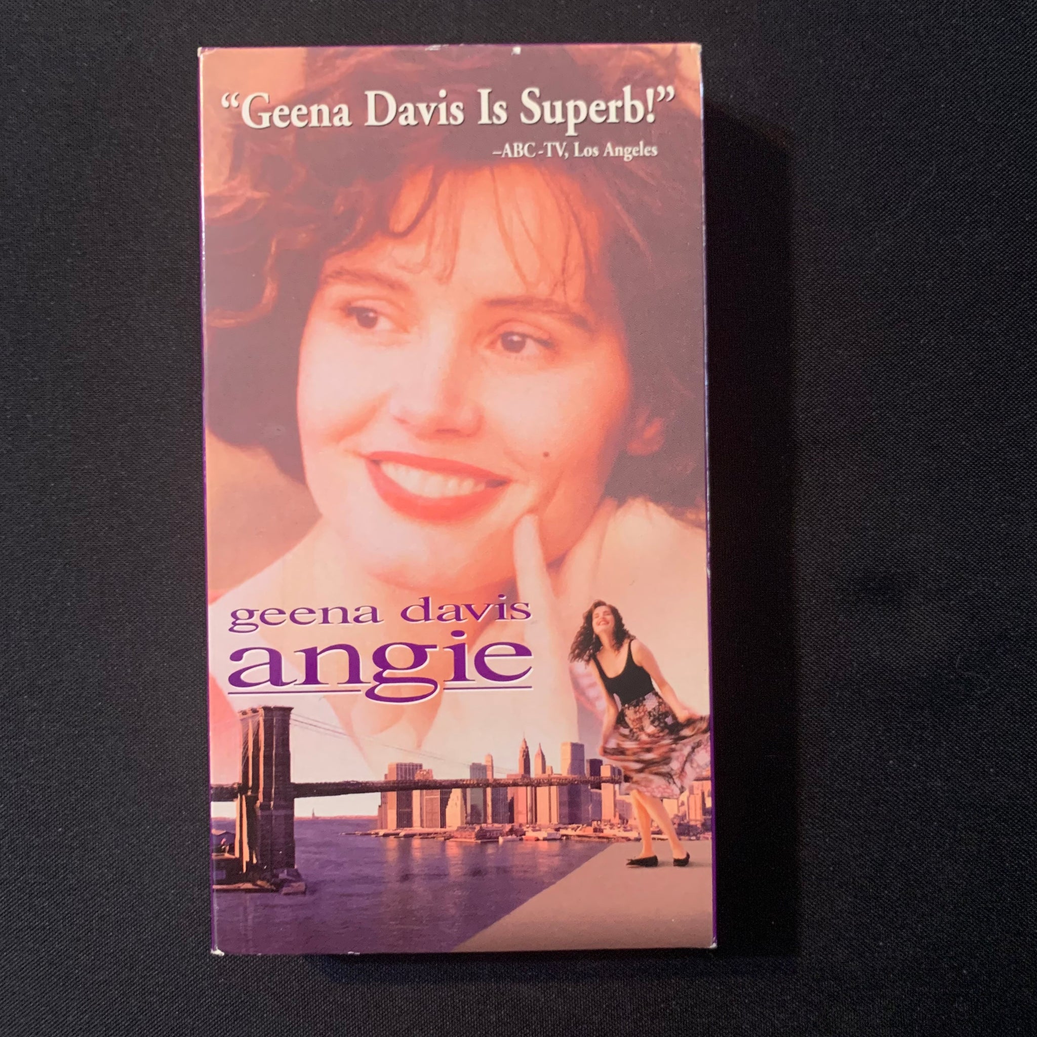 VHS Angie (1994) Geena Davis, James Gandolfini, Aida Turturro