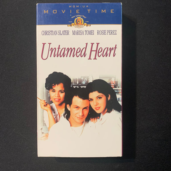 VHS Untamed Heart (1992) Marisa Tomei, Christian Slater, Rosie Perez