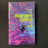 BOOK David Gerrold 'Yesterday's Children' (1972) Dell science fiction PB