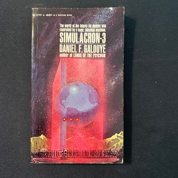 BOOK Daniel F. Galouye 'Simulacron-3' (1964) PB science fiction The Thirteenth Floor