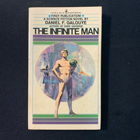 BOOK Daniel F. Galouye 'The Infinite Man' (1973) PB science fiction