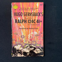 BOOK Hugo Gernsback 'Ralph I24C 41+' (1958) PB prophetic science fiction classic