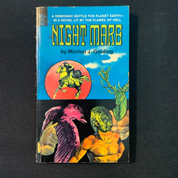 BOOK Morton J. Golding 'Night Mare' (1970) Dell science fiction