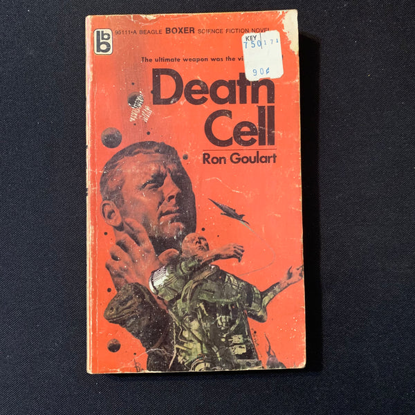 BOOK Ron Goulart 'Death Cell' (1971) Beagle Books science fiction PB