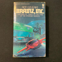 BOOK Ron Goulart 'Brainz Inc' (1985) PB DAW science fiction