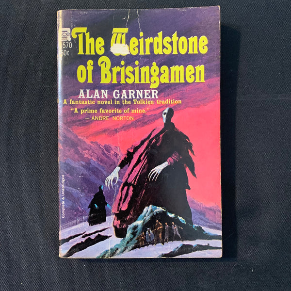 BOOK Alan Garner 'The Weirdstone of Brisingamen' (1960) Ace pulp PB science fiction fantasy