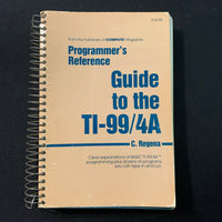 TEXAS INSTRUMENTS TI 99/4A Programmer's Reference Guide (1983) book C. Regena