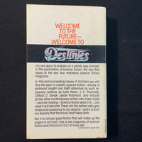 BOOK James Baen (ed) 'Destinies' (1978) PB science fiction paperback magazine