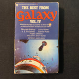 BOOK James Baen (ed) 'Best From Galaxy Vol. IV' (1976) PB science fiction anthology