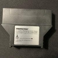 TEXAS INSTRUMENTS TI 99/4A Protector II (1983) video game cartridge Atarisoft