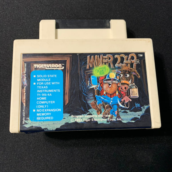 TEXAS INSTRUMENTS TI 99/4A Miner 2049er (1983) rare side port cartridg ...