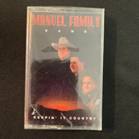 CASSETTE Manuel Family Band 'Keepin' It Country' (1999) new sealed Christian