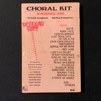 BOOK Choral Kit: 40 Perennial Pops (1969) Full S.A.T.B. Arrangements with piano accompaniment