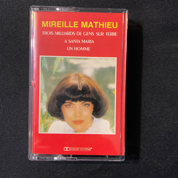 CASSETTE Mireille Mathieu 'Trois Milliards de Gens sur Terre' French singer tape
