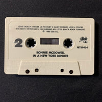 CASSETTE Ronnie McDowell 'In a New York Minute' (1985) Epic country