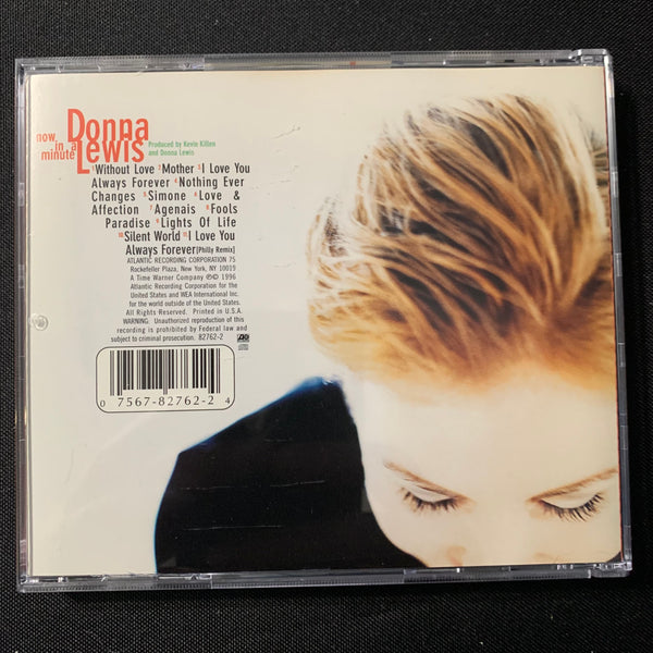 CD Donna Lewis 'Now In a Minute' (1996) I Love You Always Forever!