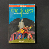 TEXAS INSTRUMENTS TI 99/4A 'Time Lost' book (1983) adventure game BASIC coding