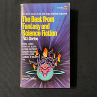 BOOK Edward L. Ferman (ed) 'Best From Fantasy and Science Fiction, 17th Series' (1968) Ace PB