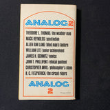 BOOK John W. Campbell (ed) 'Analog 2' (1971) Paperback Library PB science fiction anthology