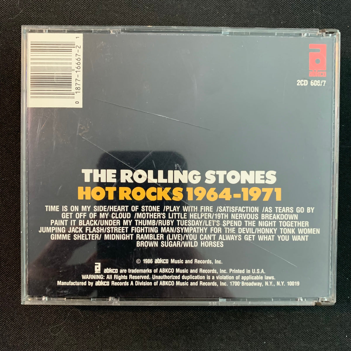 CD Rolling Stones 'Hot Rocks' (1986) 2-disc best-of greatest hits 1964 ...
