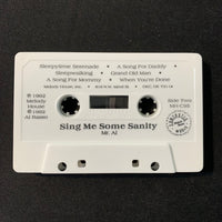 CASSETTE Mr. Al 'Sing Me Some Sanity' (1992) transition songs for children's routines