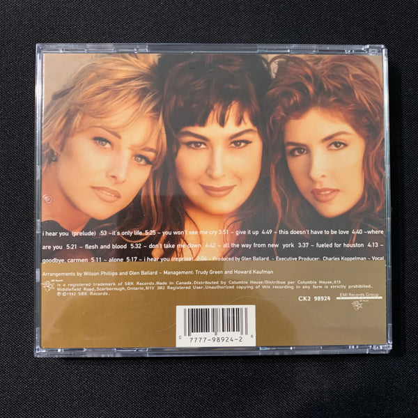 Wilson Phillips and Light' (1992) You Won't See Me Cry, Gi – The Exile Media and Trading Co.